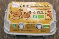 6 Œufs Biologiques Frais