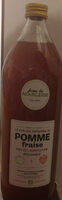 Le pur jus artisanal de pomme fraise