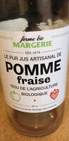 Le pur jus artisanal de Pomme fraise