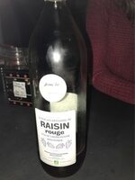 Jus artisanal de raisin rouge