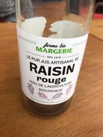 Pur jus artisanal de raisin rouge