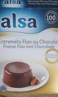 Entremets flan au chocolat