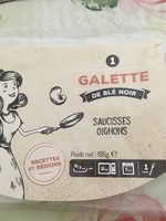 Galette de Blé Noir Saucisses Oignons