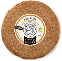 6 galettes farine de blé noir de bretagne IGP