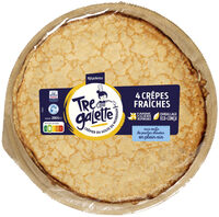 Crêpes de froment fraîches farine agriethique 4 x 50 g