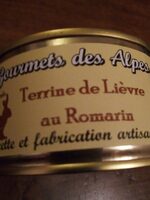 Terrine de lièvre au romarin