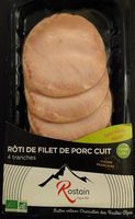 Rôti de filet de porc cuit