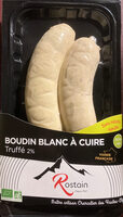 Boudin blanc à cuire - truffé 2%
