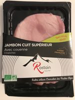 Jambon cuit superieur avec couenne