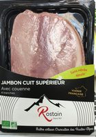 Jambon cuit supérieur sans nitrite ni nitrate ajouté