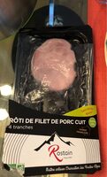 Rôti de filet de porc cuit