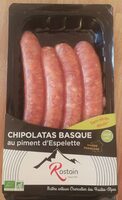 Chipolatas Basque au piment d'espelette