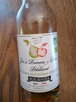 Jus de pomme et poire pétillant