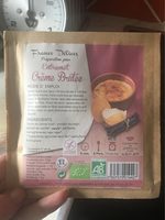 Préparation pour crème brûlée