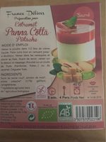 Entremet Panna Cotta Pistache