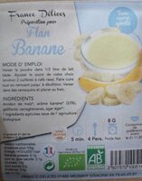 Préparation pour flan banane