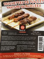 Brochette de poulet