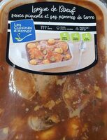 Langue de bœuf sauce piquante et ses pommes de terre