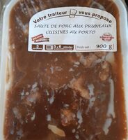 Sauté de porc aux Pruneaux cuisinés au Porto
