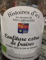 Confiture extra de fraises