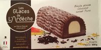 Bûche glacée Chocolat Sorbet Poire