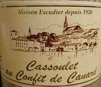 Cassoulet au Confit de Canard