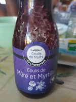 Coulis de mûre et myrtille