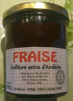 Fraise Confiture extra d'Ardèche