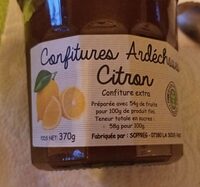 Confiture Ardechoise citron