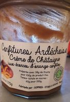 Crème de châtaignes aux écorces d'orange confites