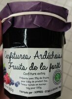 Confitures ardechoises fruits de la forer