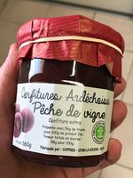 Confiture peche de vigne