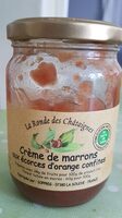 Crème de marrons aux écorces d orange confites