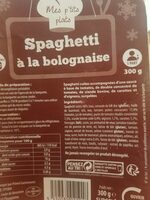 Spaghetti à la bolognaise