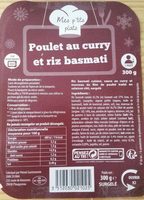 Poulet au curry et riz basmati