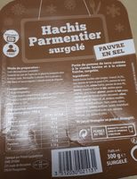 Hachis parmentier surgelé