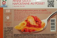 Penne Sauce Napolitaine au Poulet