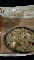Poêlée de saumon, mini-quenelles et courge butternut