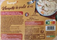 Blanquette de poulet et riz