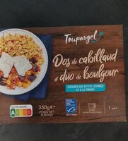 Dos de cabillaud et duo de boulgour