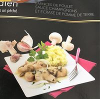 Emince poulet champignon pommes de terre