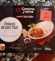 Émincé de porc thai