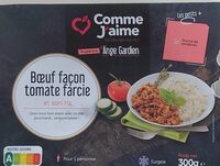 Boeuf façon tomate farcie et son riz