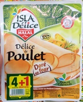 Délice de poulet doré au four 5 tranches