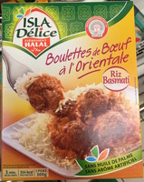 Boulettes de Bœuf à l'orientale Riz basmati