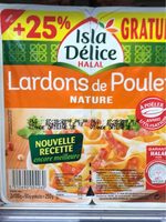 Lardons de poulet nature (+25 % gratuit)