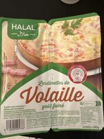 Lardinettes de volaille goût fumé halal