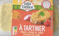 Poulet et crème de curry à tartiner