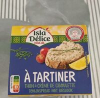 A tartiner, thon et creme de ciboulette