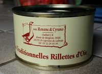 Les Traditionnelles Rillettes d'Oie